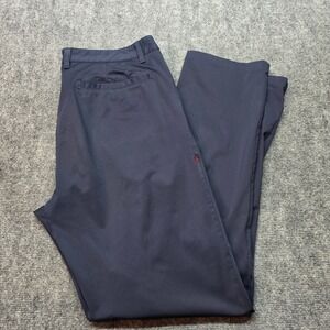 Rhone Commuter Pants Mens 32‎ Navy Blue Technical Slim Fit Performance Chinos